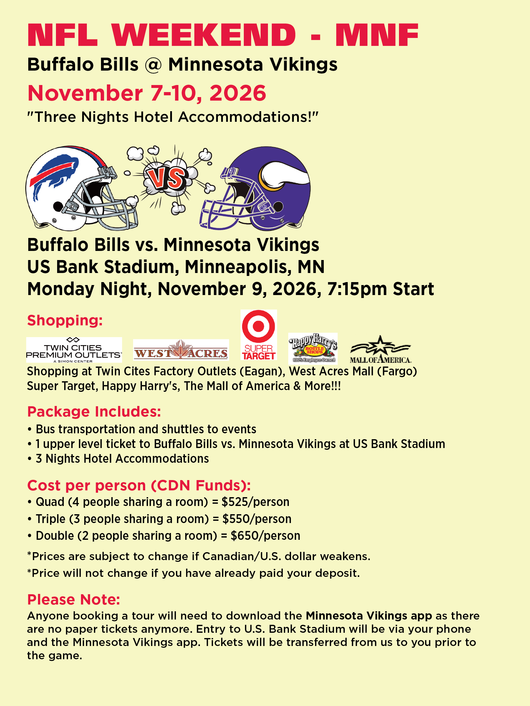 Bills Info